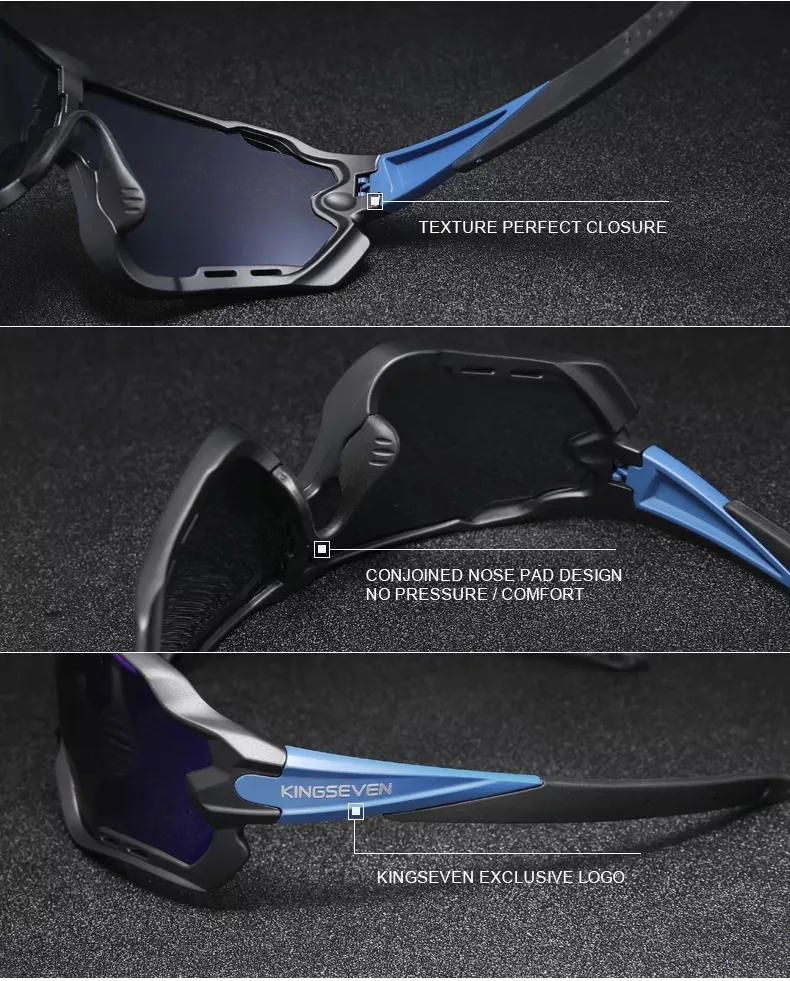Kingseven Patent Design UV400 Polarized Cycling Protection - image 6
