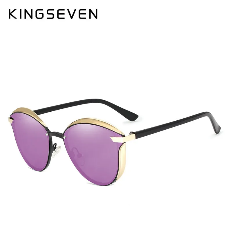 KINGSEVEN N-7824 Polarized Cat Eye Fashion Sunglasses - image 2