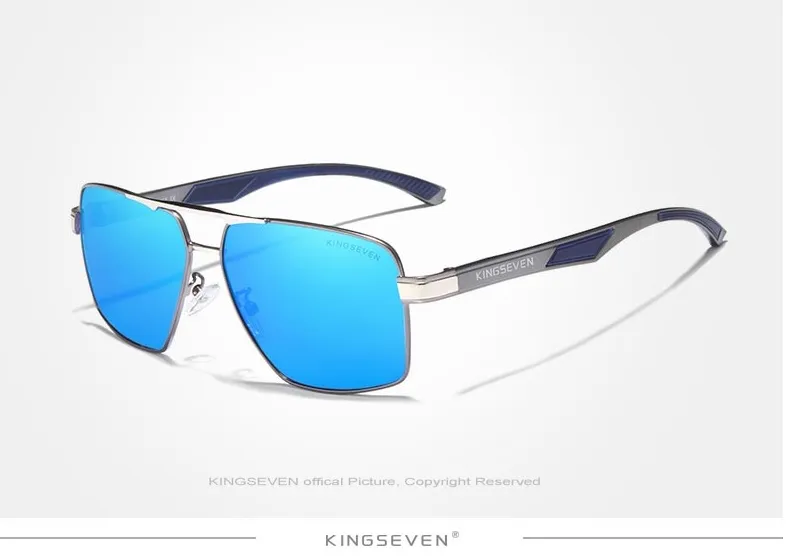 KINGSEVEN K-7719 Polarized UV400 Mirror Sunglasses - image 2