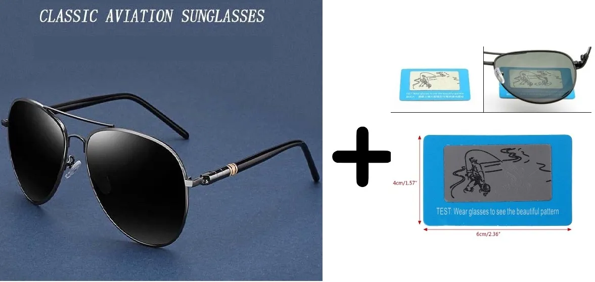 Kingseven Pilot Sunglasses Polarized UV400 - image 2