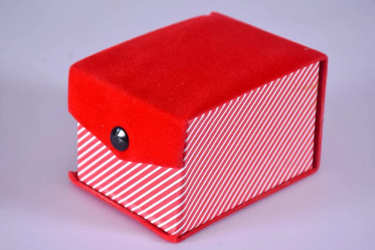 Red Fashion Watch Box Elegant Storage - image 3