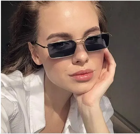 Generic Classic Lady UV400 Protective Metal Sunglass - image 3