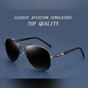 Generic Pilot Sun Glasses Aviation Polarized