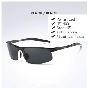 Generic Polarized HD Aluminium UV400 Anti-glare Sunglasses