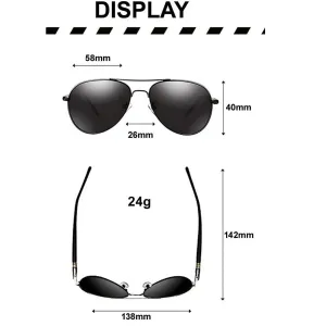 Kingseven Pilot Sunglasses Polarized UV400