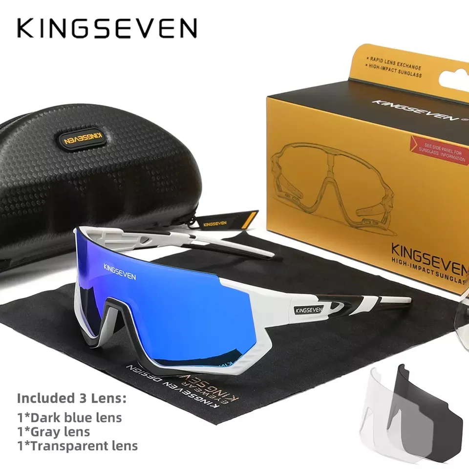 Kingseven Cycling Mountain UV400 Polarized Sport Sunglasses - image 2
