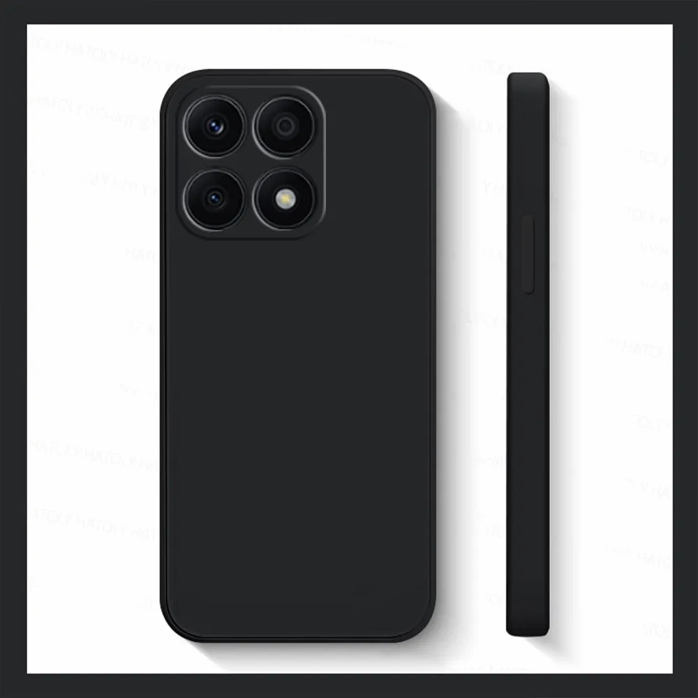 HONOR X8A Black Soft Silicone Case