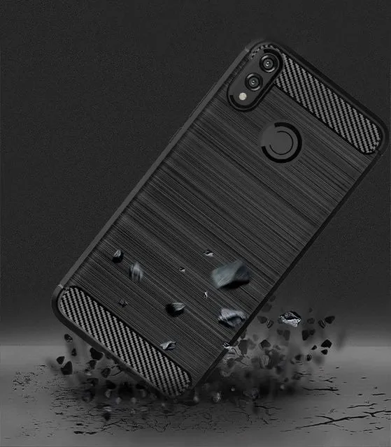 HUAWEI Y MAX Black Soft Rubber Back Cover