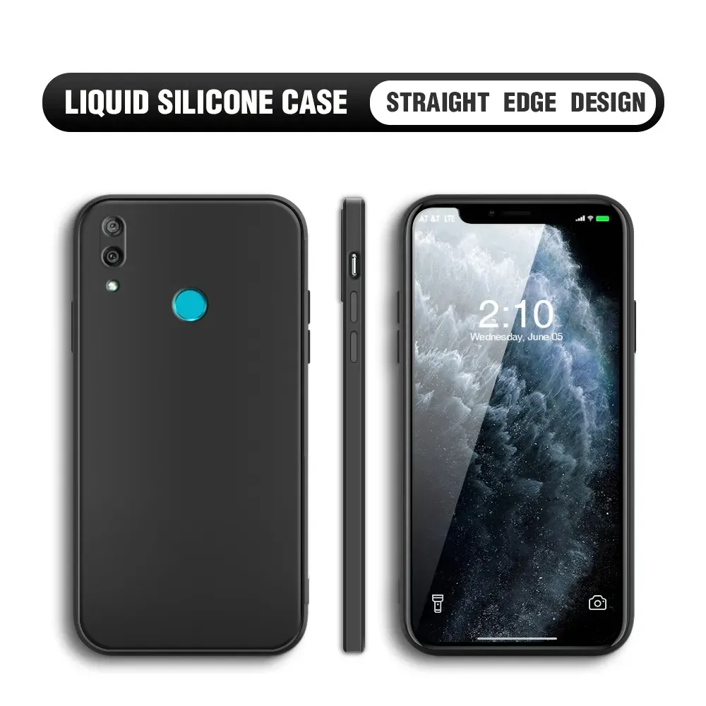 Huawei Y9 2019 Soft Matte Liquid Silicone Case