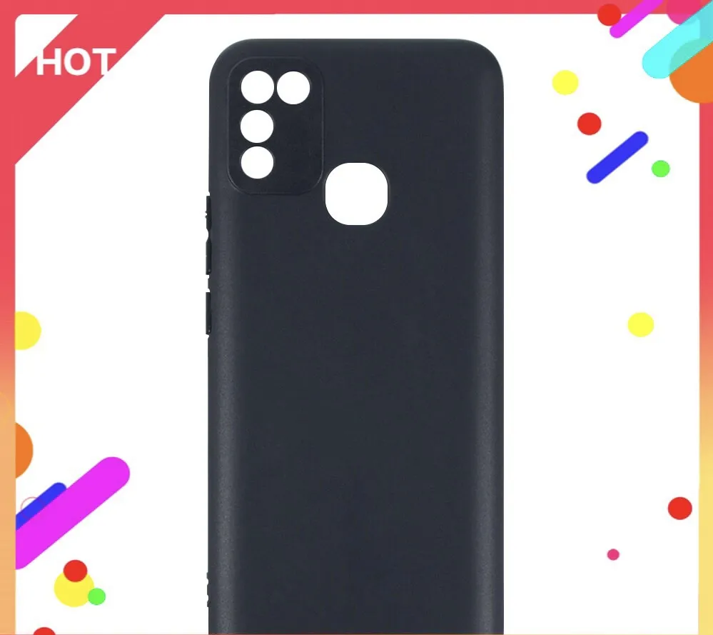 Infinix Smart 5 Black Soft Silicone Matte Case