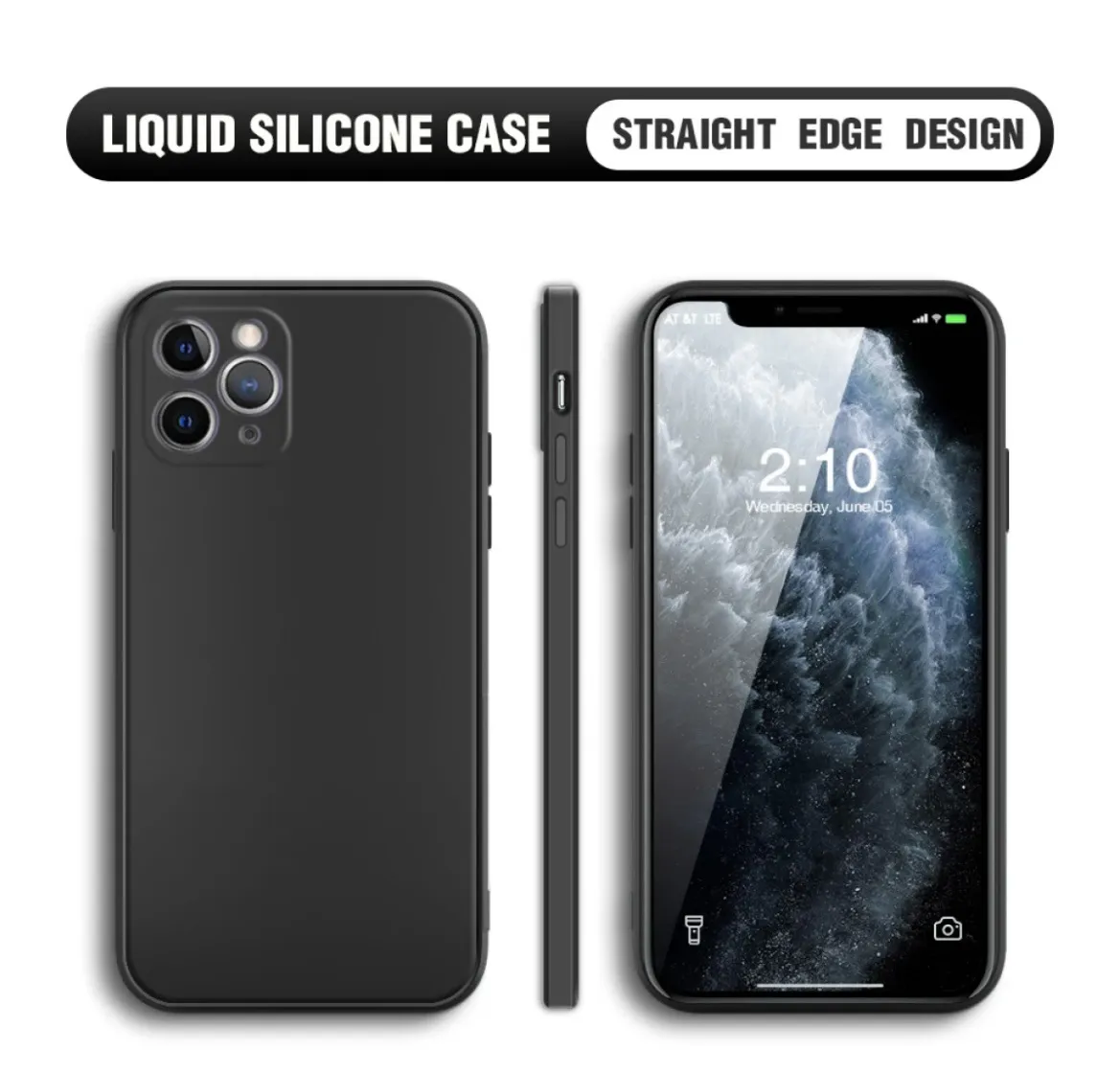 iPhone 11 Pro Max Black Camera Guard Soft Case