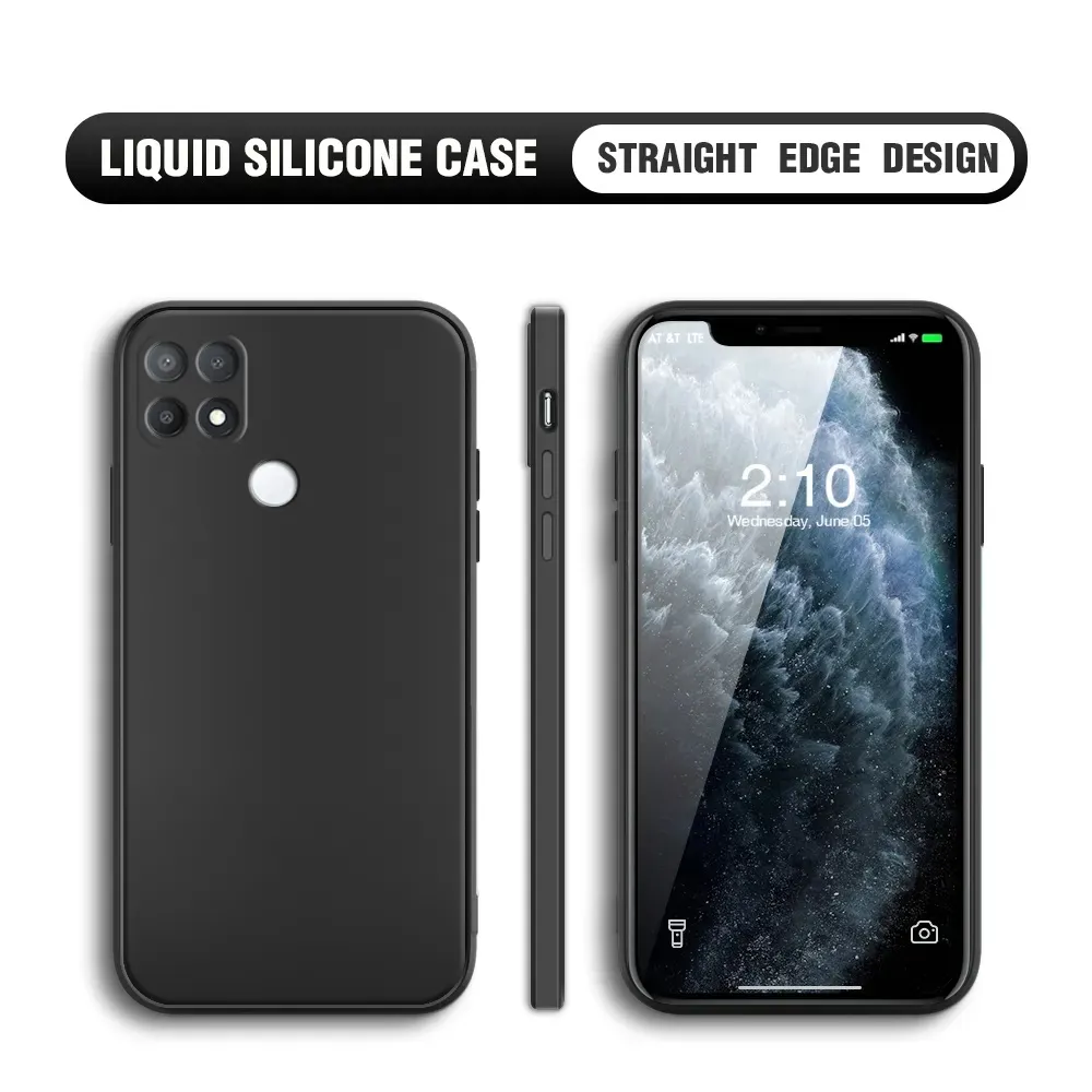 OPPO A15/A15s Soft Matte Liquid Silicone Case