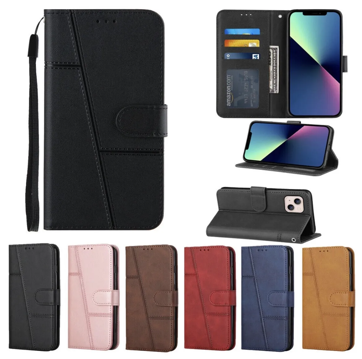 Samsung Galaxy M02s Fashion Card Pouch Black