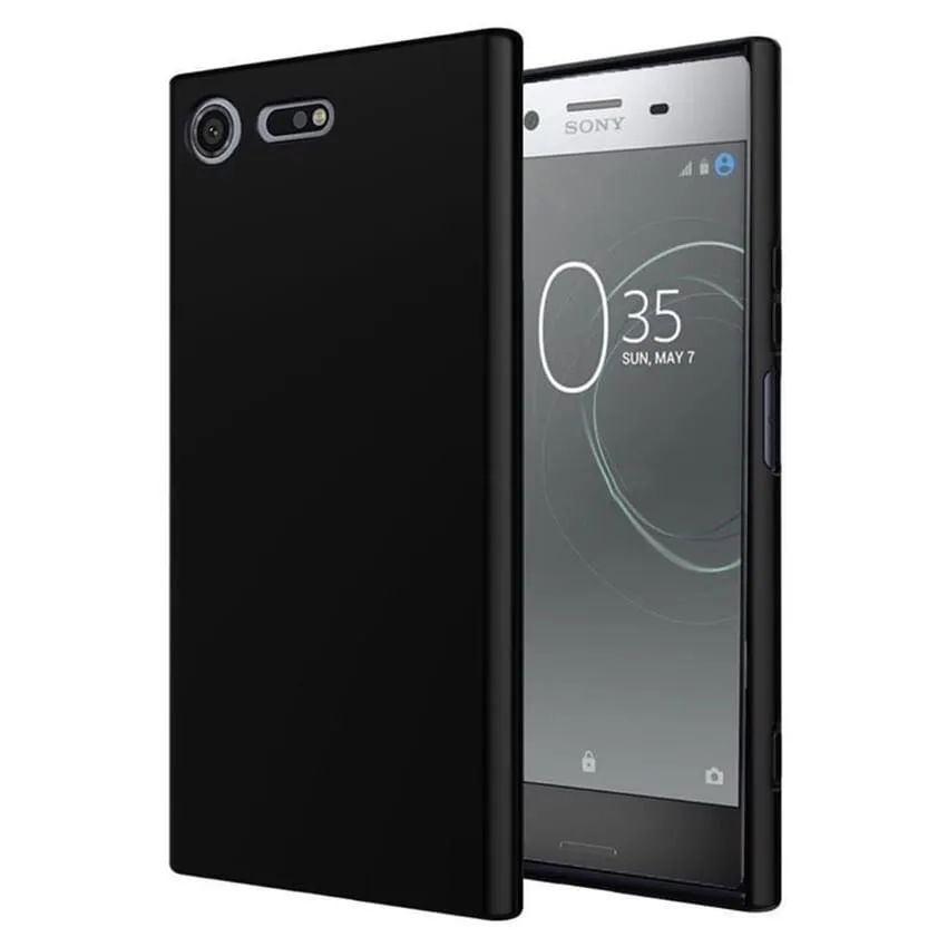 SONY XZ1 Slim Soft Silicone Case - Black
