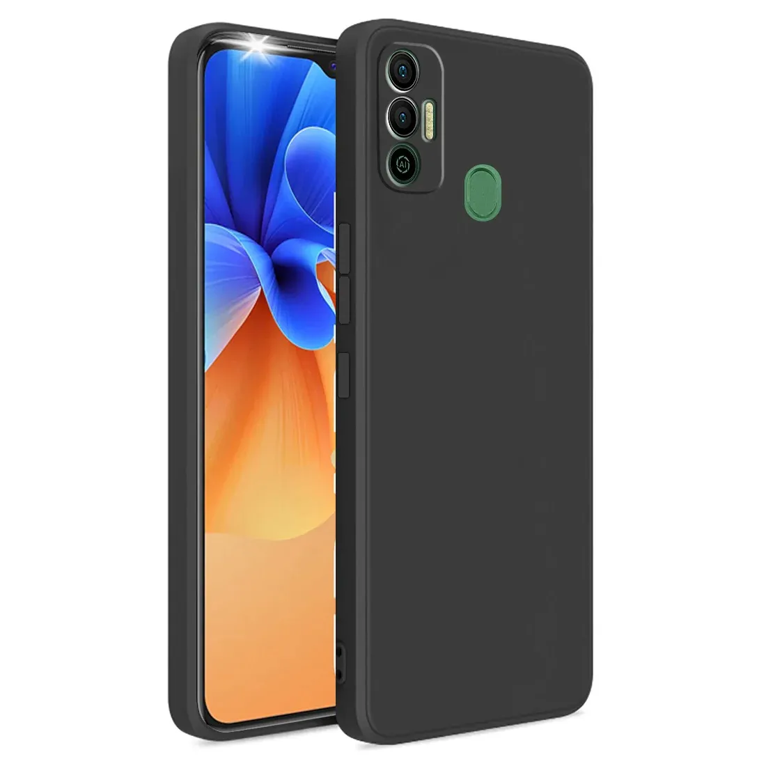 Tecno Spark 7 Soft Silicone Matte Case
