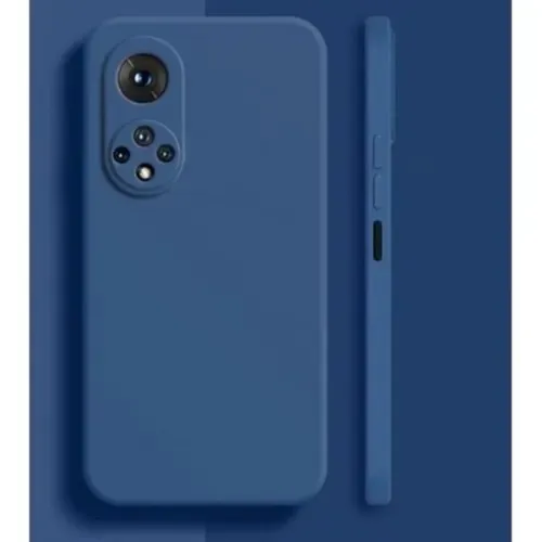 Huawei Nova 9se Soft Matte Liquid Silicone Case Blue