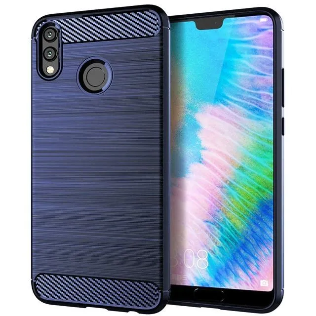 HUAWEI Y MAX Blue Soft Rubber Back Cover