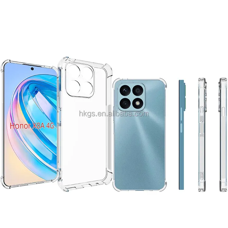 HONOR X8a Shockproof Transparent Back Cover