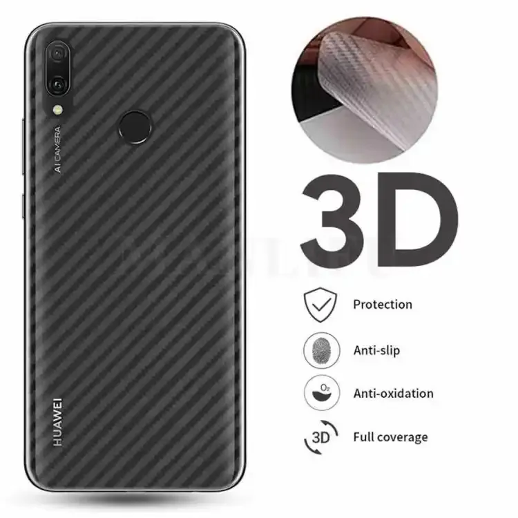 Huawei Y7 2019 Carbon fibre back sticker