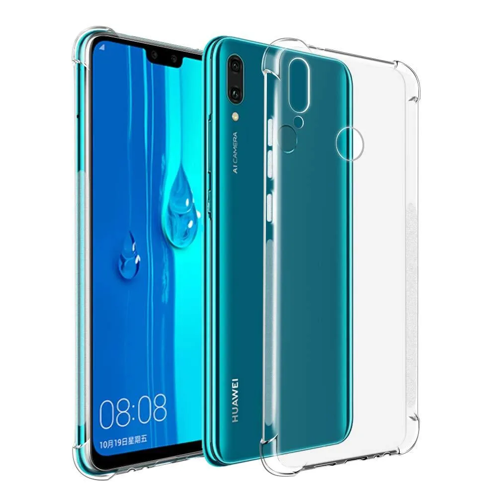 Huawei Y9 2019 Shockproof Transparent Back Cover