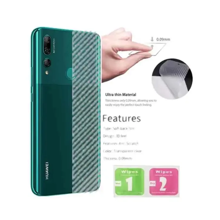 Huawei Y9 Prime 2019 Carbon Fibre Back Sticker
