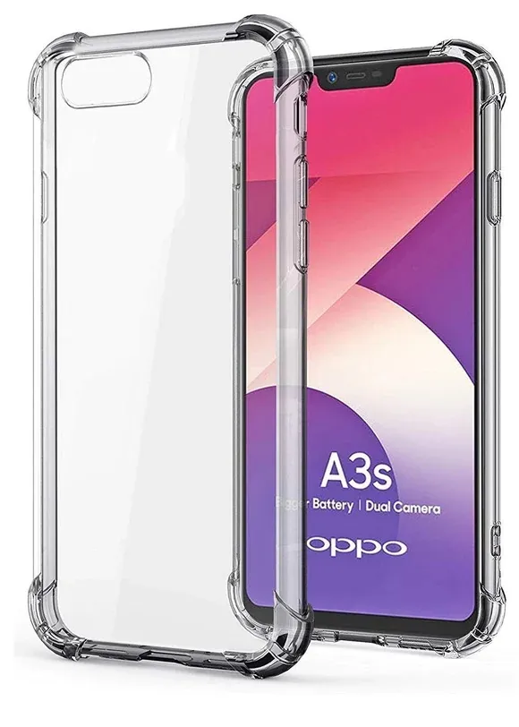 OPPO A3s Clear TPU Back Cover
