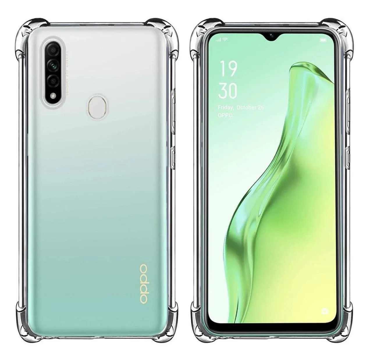 OPPO A8/A31 Shockproof Transparent Clear Case