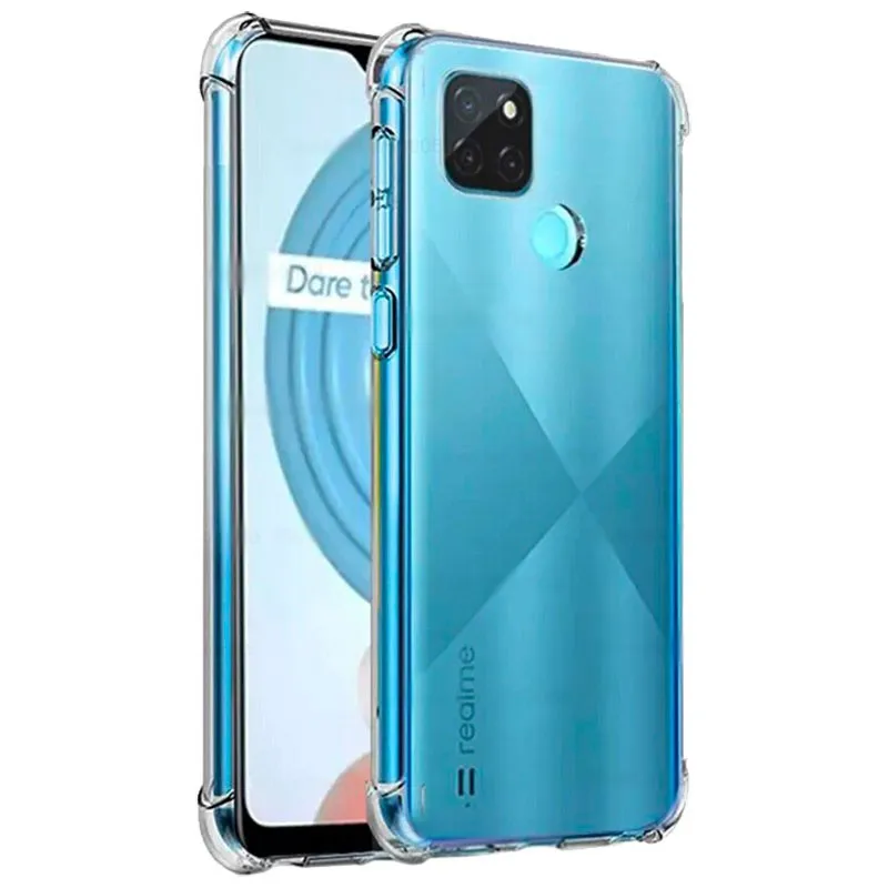 Realme C21y Clear Transparent Shockproof Back Cover