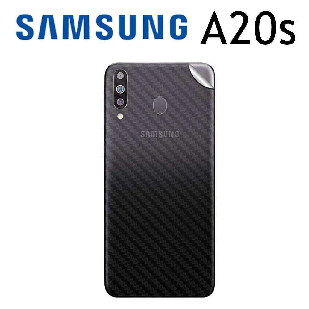 Samsung Galaxy A20s Carbon Fibre Back Sticker