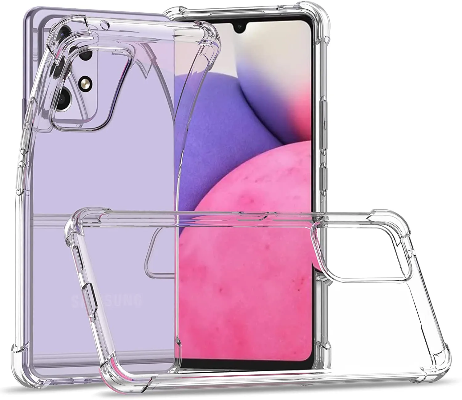 Samsung Galaxy A33 Shockproof Transparent Back Cover