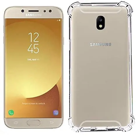 Samsung Galaxy J7 pro Shockproof Transparent Back Cover