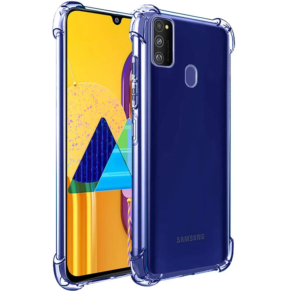 Samsung Galaxy M21/M30s Shockproof Transparent Back Cover