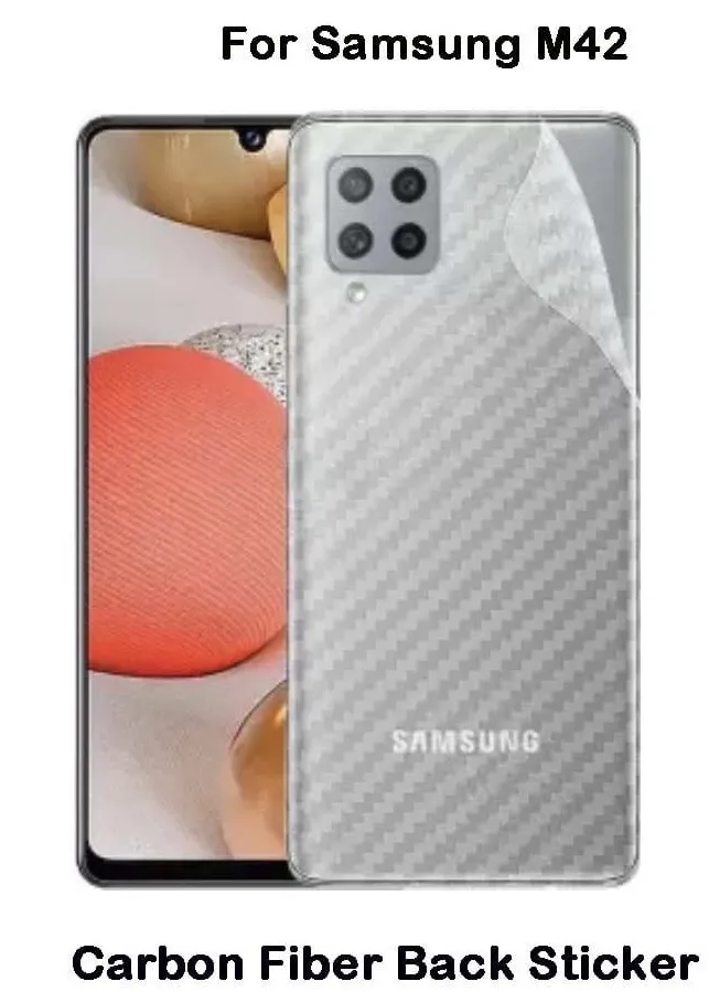 Samsung Galaxy M42 Carbon Fibre Back Sticker