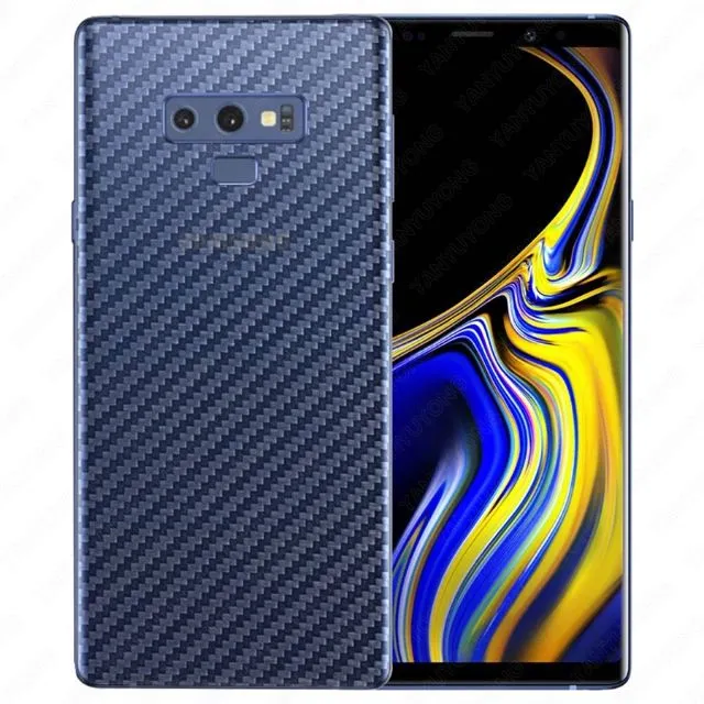 Samsung Galaxy Note 9 Clear Carbon Fibre Back Sticker