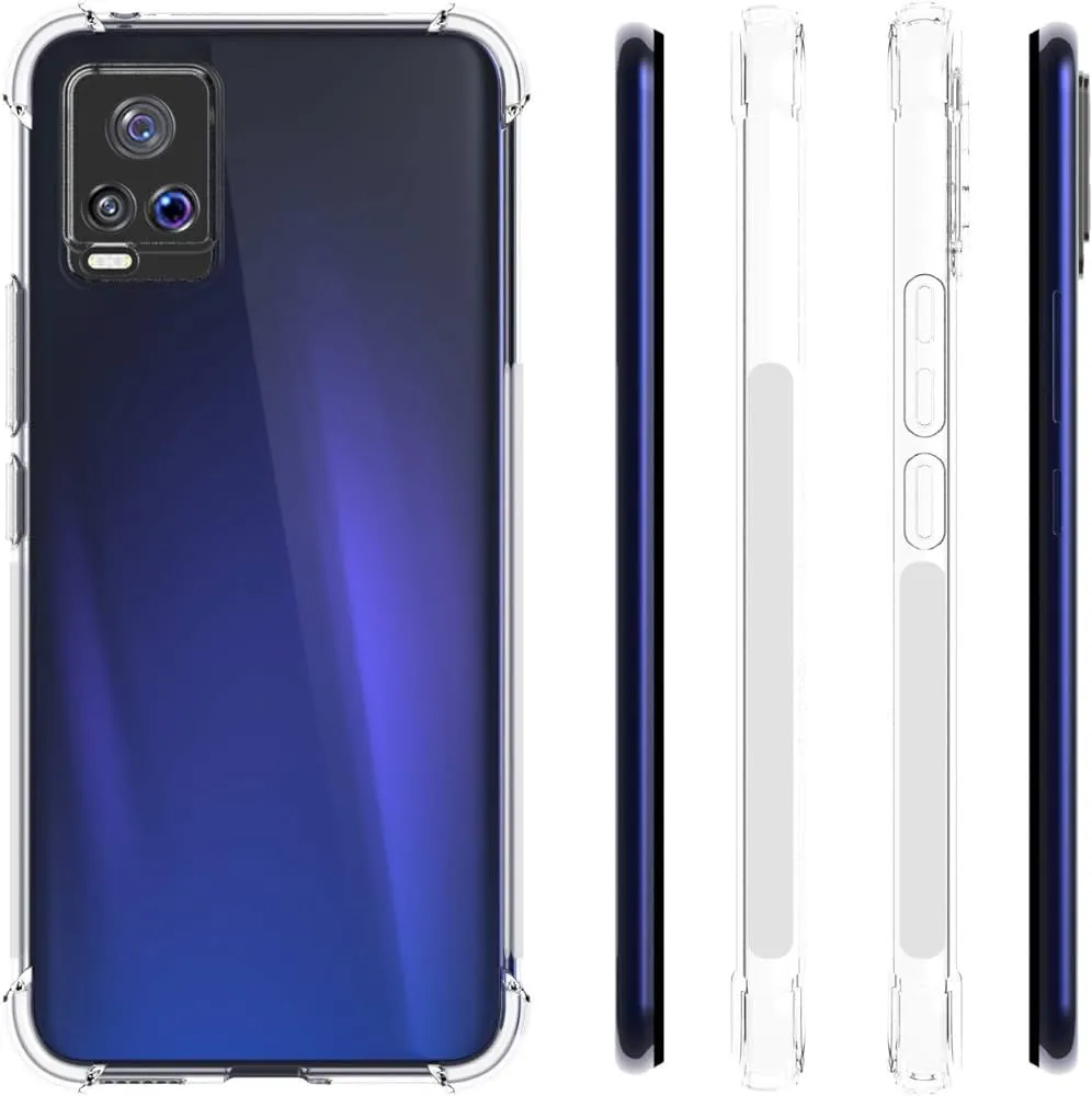 VIVO V21E Shockproof Transparent Back Cover