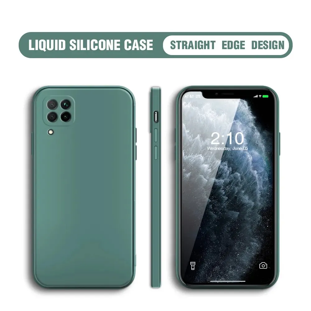 Huawei Nova 7i Green Soft Matte Silicone Case
