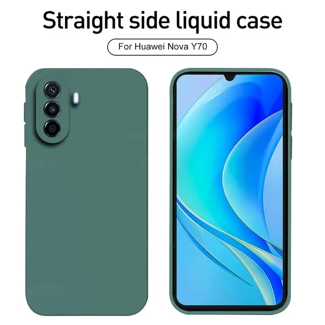 Huawei Nova Y70 Soft Matte Liquid Silicone Case