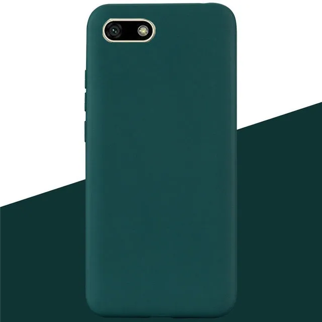 HUAWEI Y5 2018/Y5 Prime Soft Matte Silicone Case Green