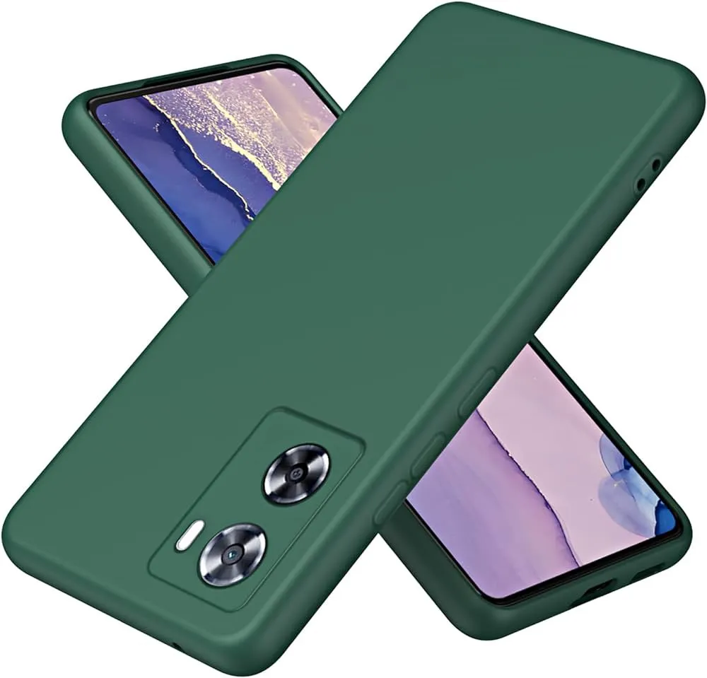 OPPO A57 (NEW) Soft Matte Liquid Silicone Case (Green)
