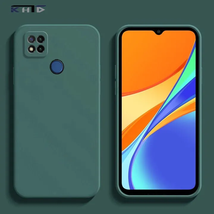 Redmi 9c/10a Green Soft Matte Liquid Silicone Case