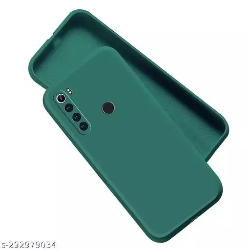 Green Redmi Note 8 Soft Matte Liquid Silicone Case