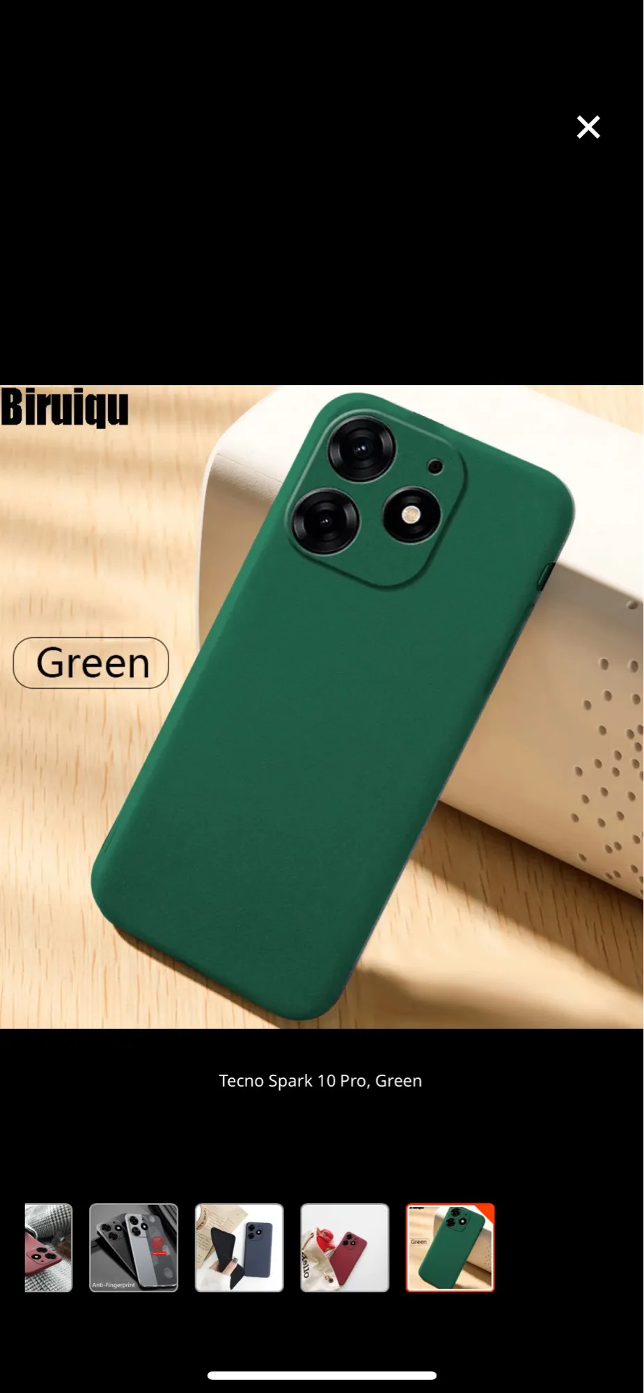 TECNO SPARK 10 PRO Soft matte liquid silicone case