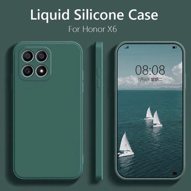 HONOR X6 Green Soft Silicone Case
