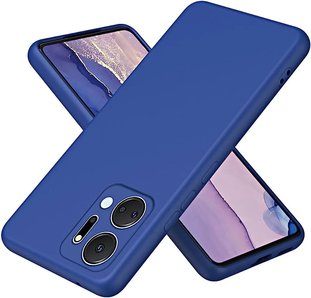 HONOR X7A Blue Soft Silicone Case