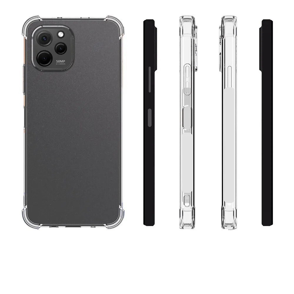 Huawei Nova Y61 Clear Shockproof Back Cover