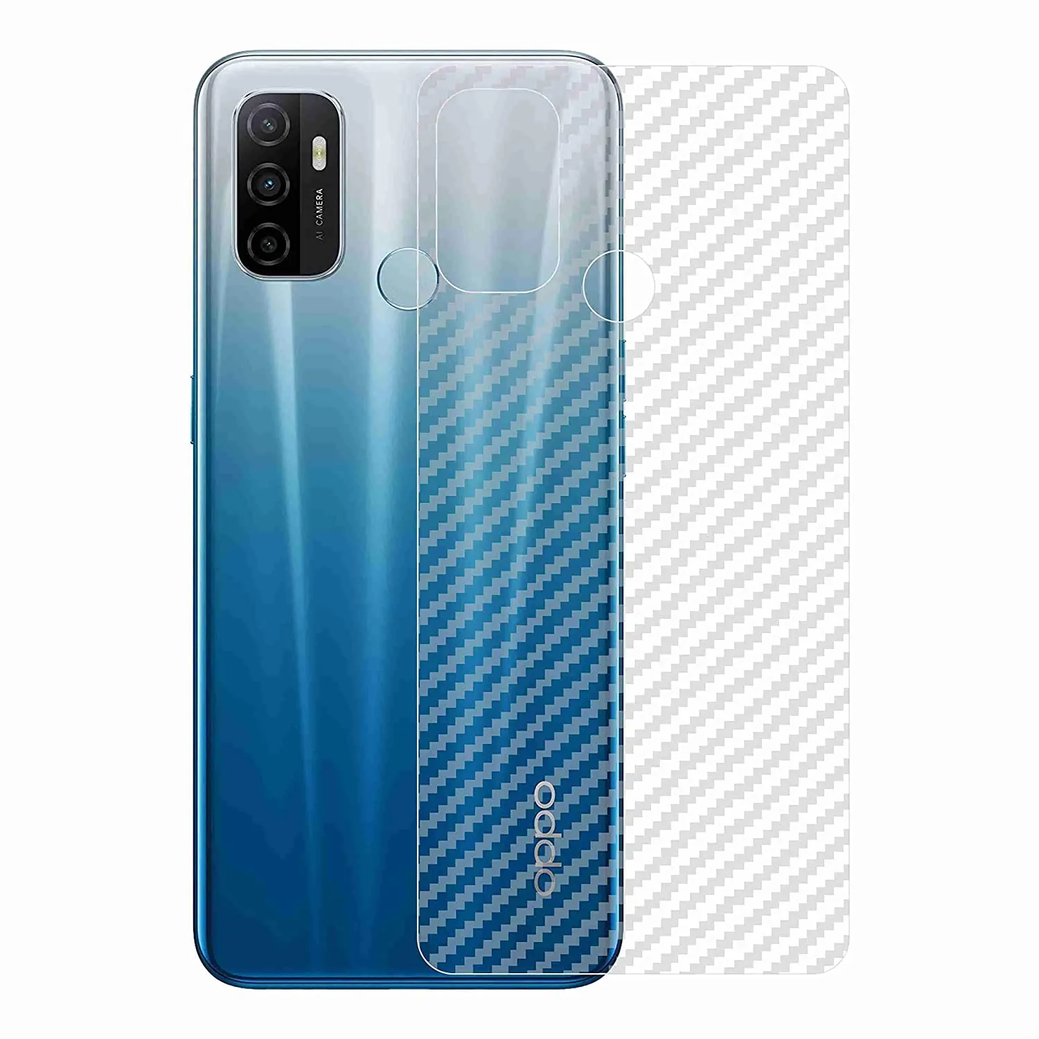 OPPO A52/A53 Carbon Fibre Back Sticker