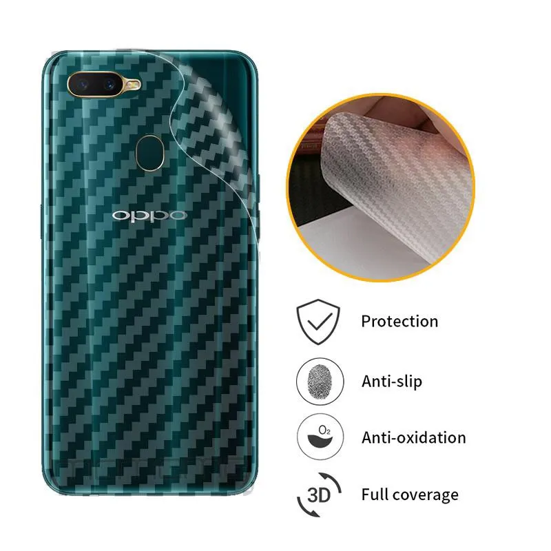 OPPO A5s/A12/A3s Carbon Fibre Back Sticker