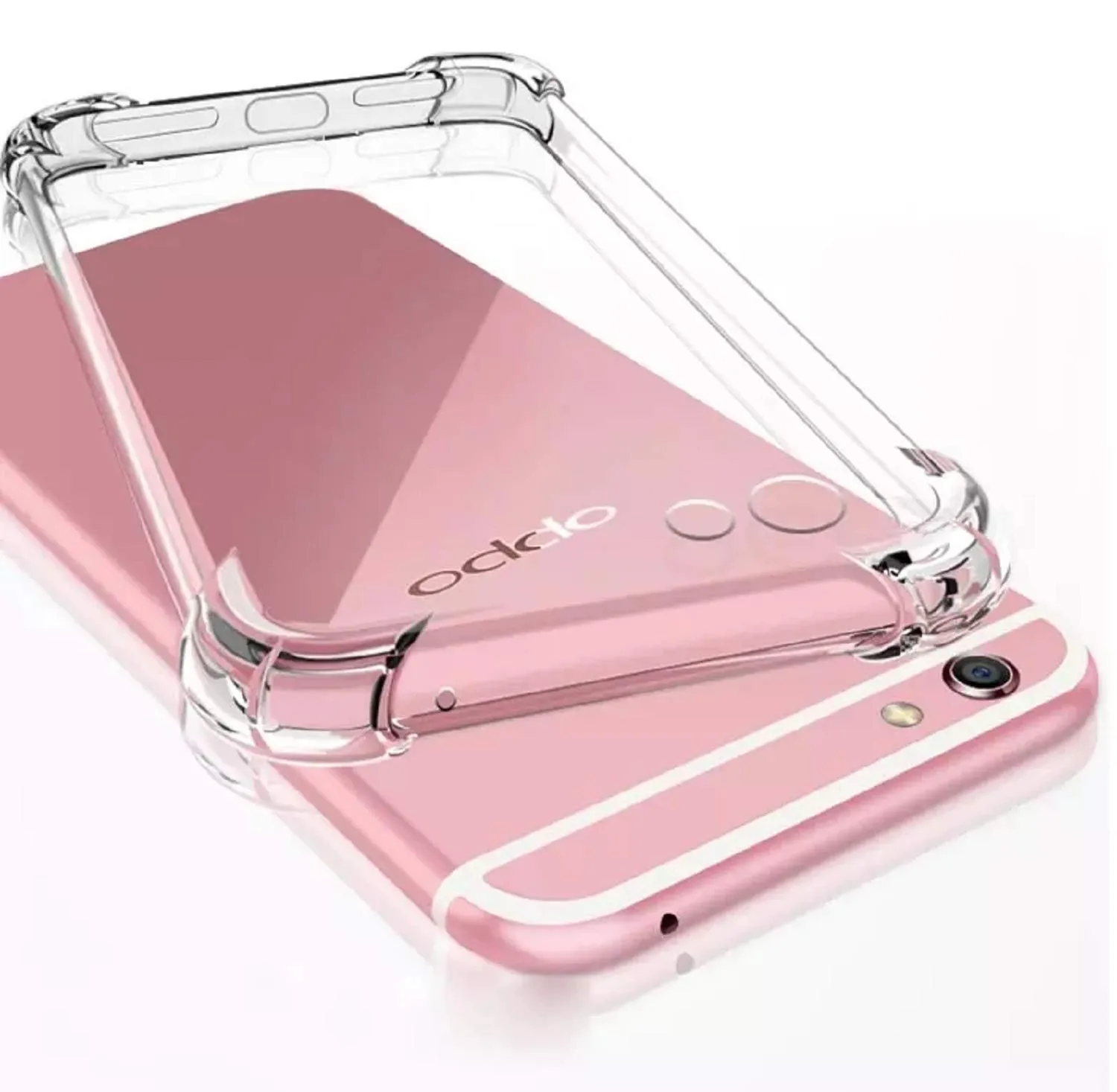 OPPO F1s Clear TPU Shockproof Case