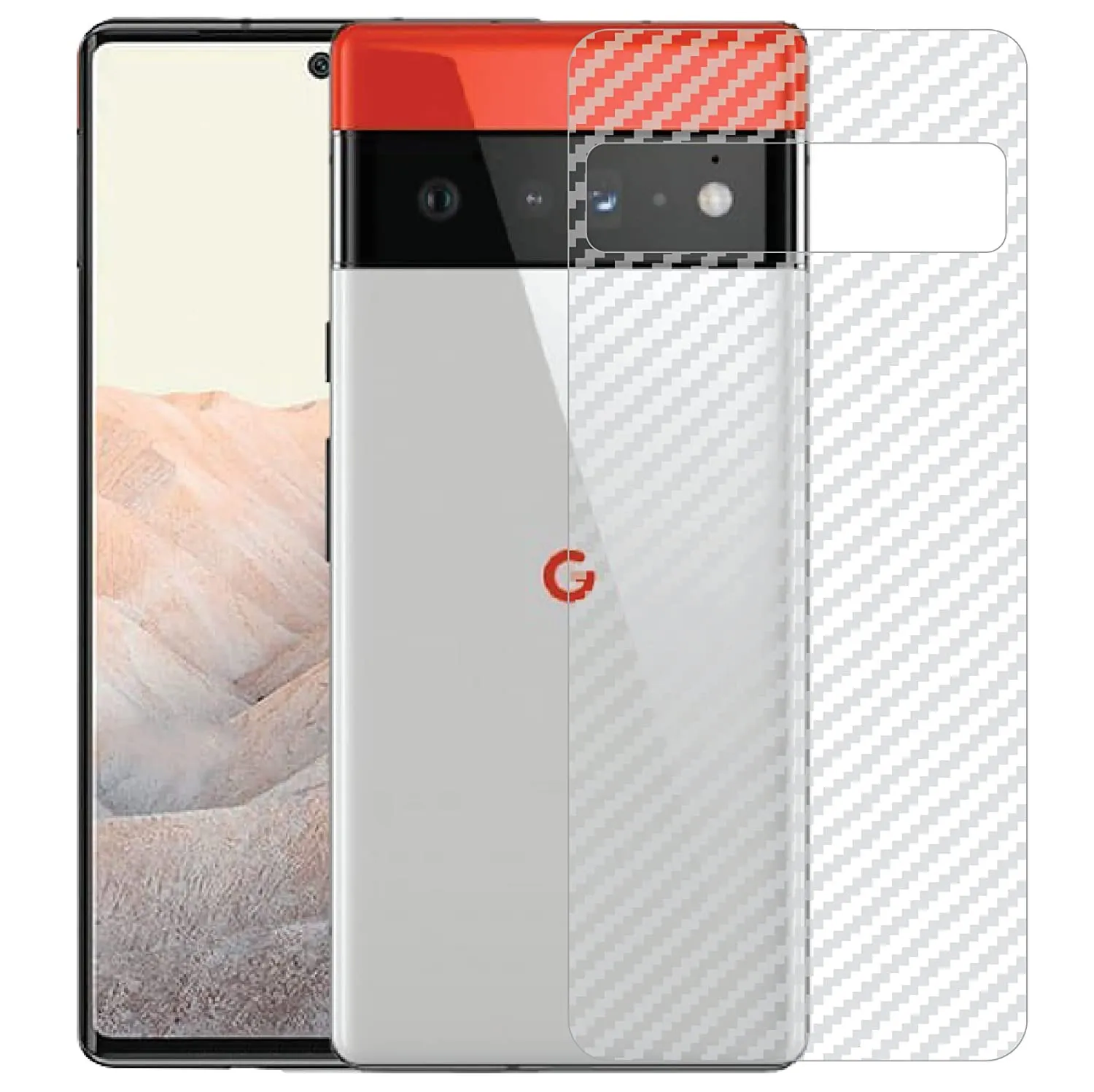 Google Pixel 6/7 Pro Carbon Fibre Back Sticker