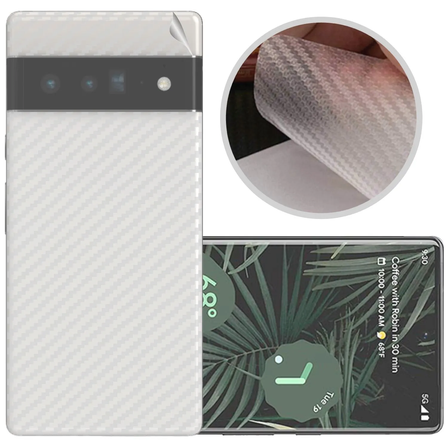 Google Pixel 6/6a/6 Pro/7/7 Pro Carbon Fiber Sticker